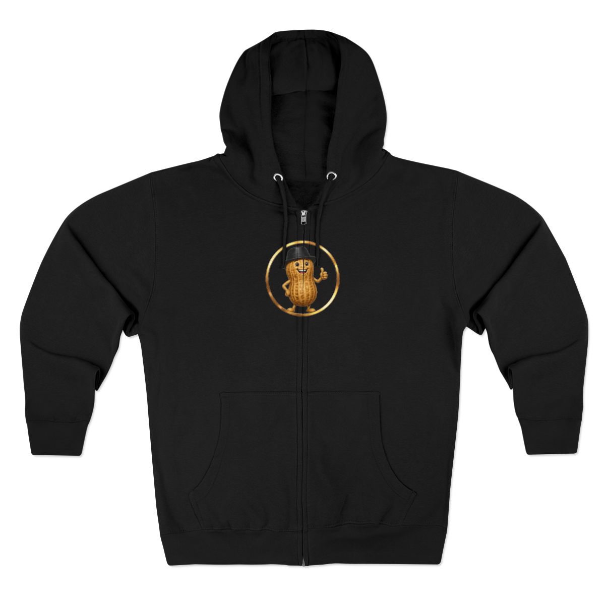 TheBurntPeanut Shirt Zip Hoodie