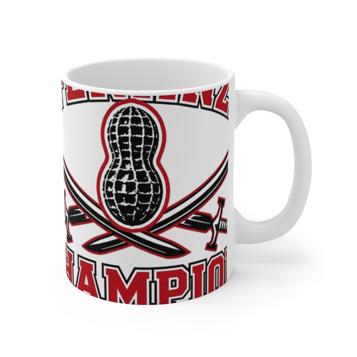 TheBurntPeanut "Battle for Speranza Champion" White Mug