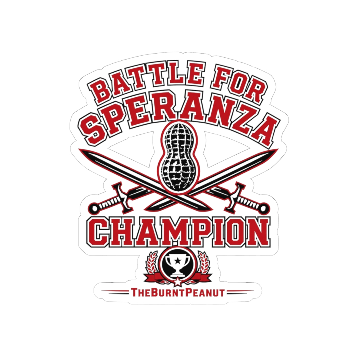 TheBurntPeanut "Battle for Speranza Champion" Sticker