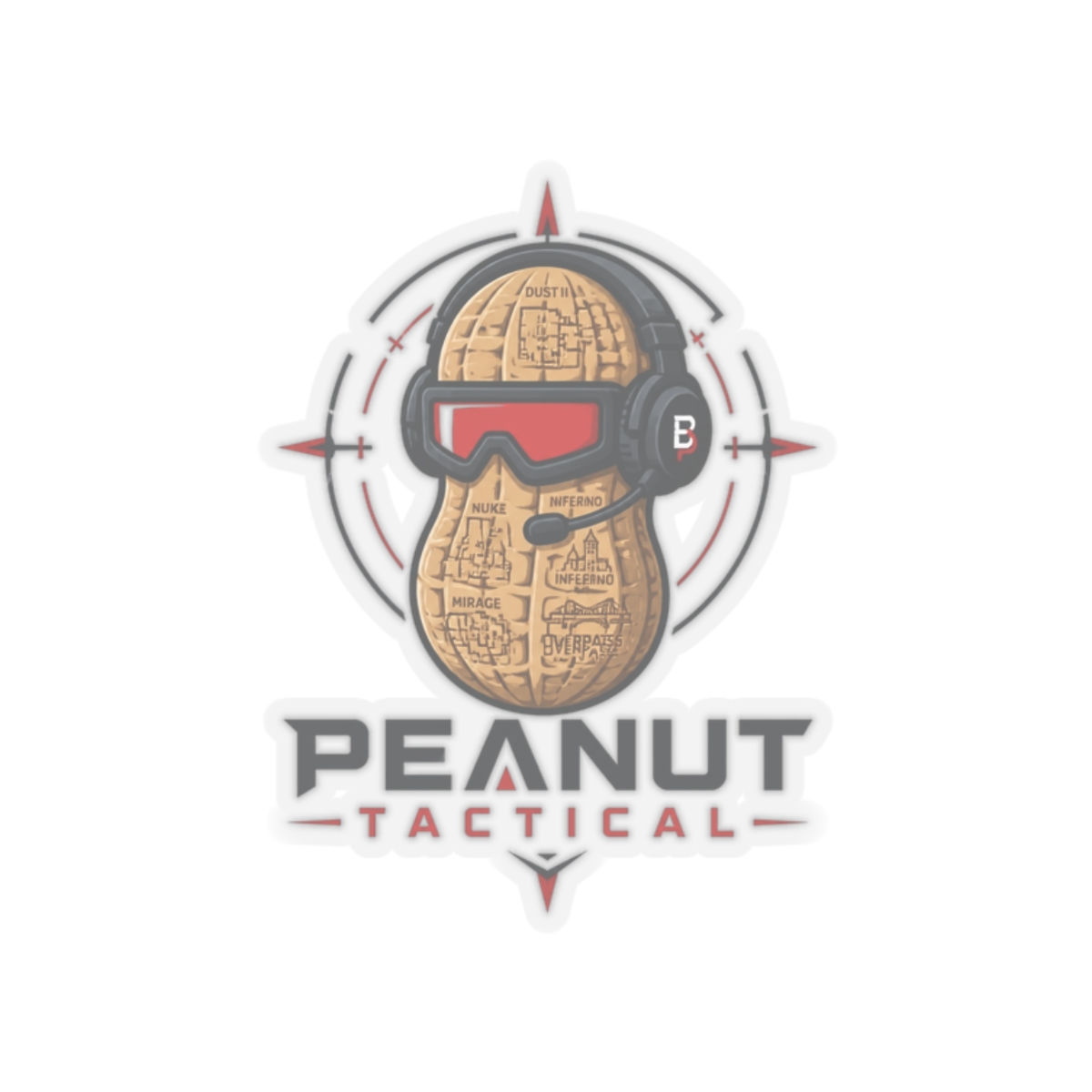 TheBurntPeanut "Peanut Tactical" Sticker