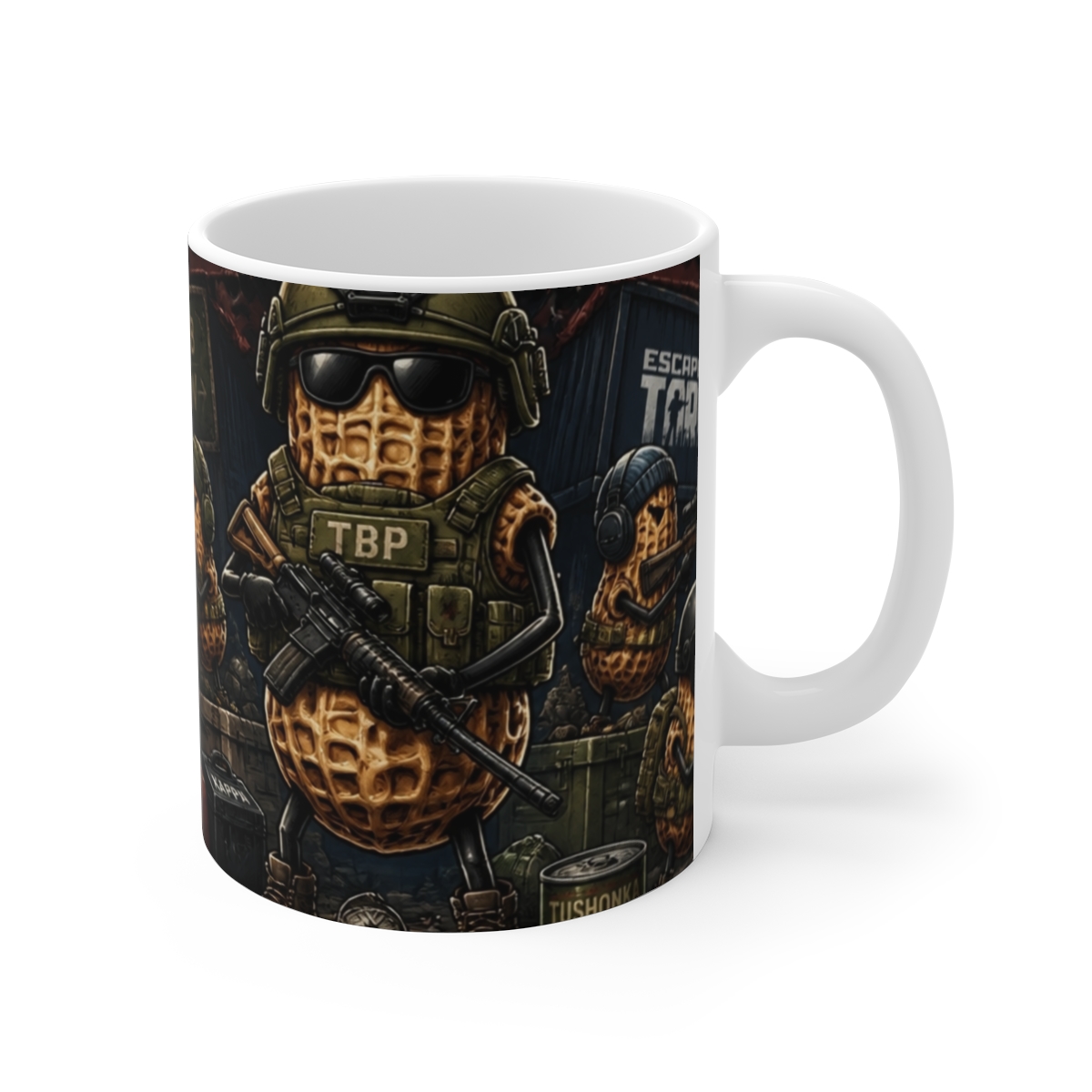 TheBurntPeanut "#Bungulators" White Mug