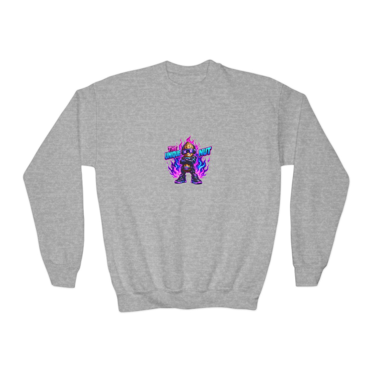 TheBurntPeanut "The Unique Nut" Kids Crewneck